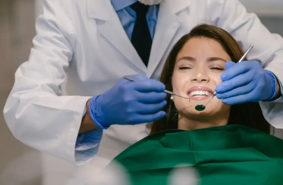 Patient receiving anxiety-free dental care in Tacoma with a dentist providing gentle treatment in a modern clinic